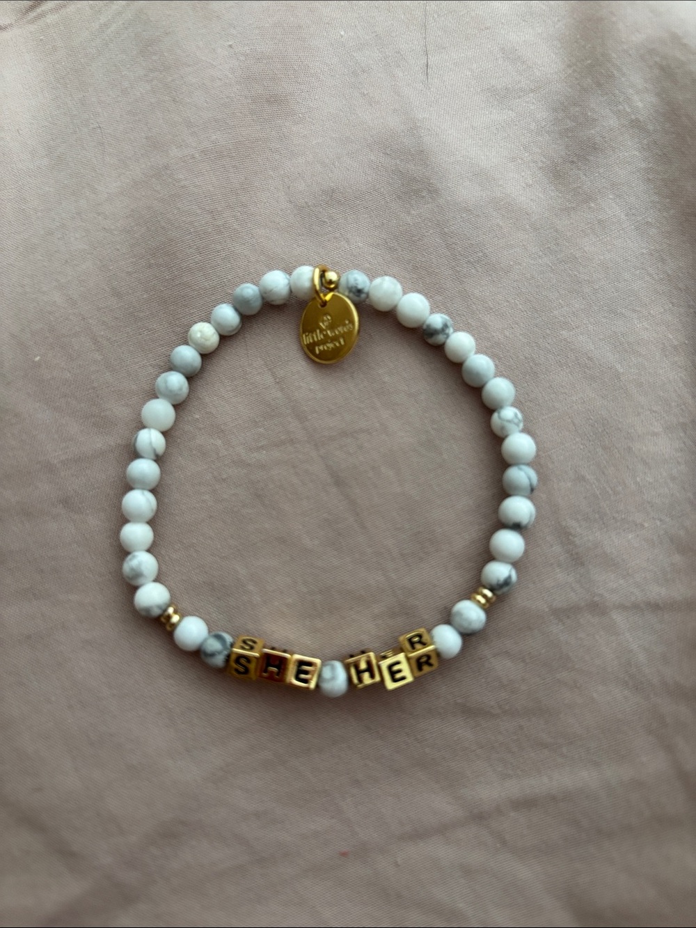 She her little words project bracelet